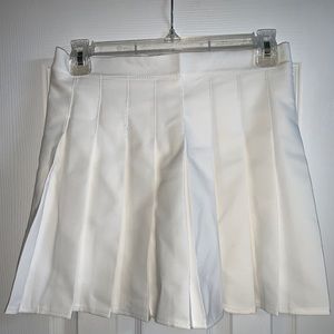 White Cheerleader Skirt